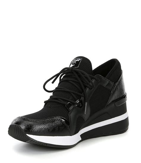 Michael Michael Kors Liv Mesh Trainer Sneakers In Black Lyst