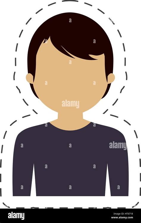 Portrait Character Man Male Stock Vector Image And Art Alamy