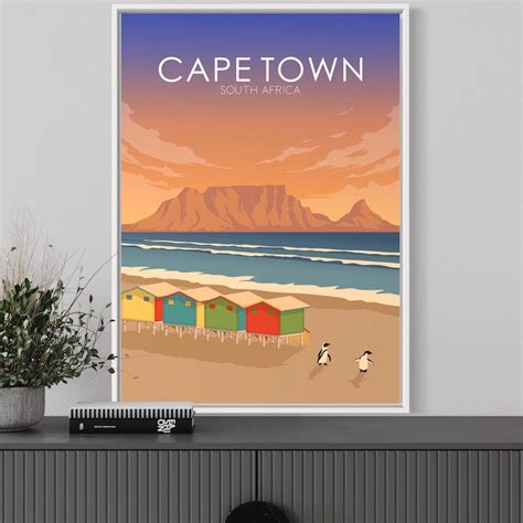 Cape Town Poster | Cape Town Wall Art | Cape Town Sunset Print – Favourite Place Prints