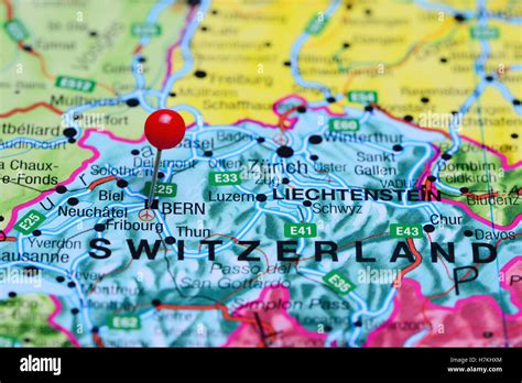 Bern switzerland map hi-res stock photography and images - Alamy