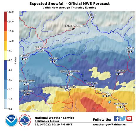 Nws Fairbanks On Twitter Good Afternoon Alaska Heres An Updated