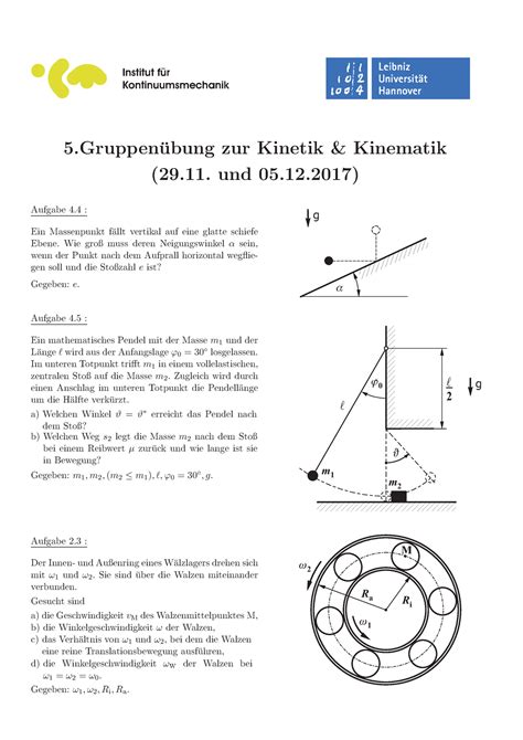 Gruppenuebung Arbeitssatz Sto Ii Institut F R Kontinuumsmechanik