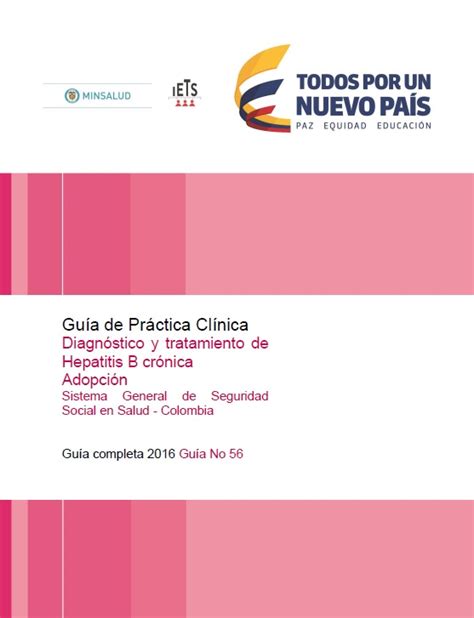 Colombia Guía De Práctica Clínica Diagnóstico Y Tratamiento De