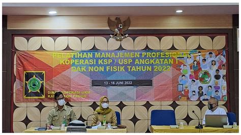 DISKOPUKM KSP USP Mendapatkan Pelatihan Managemen Profesional