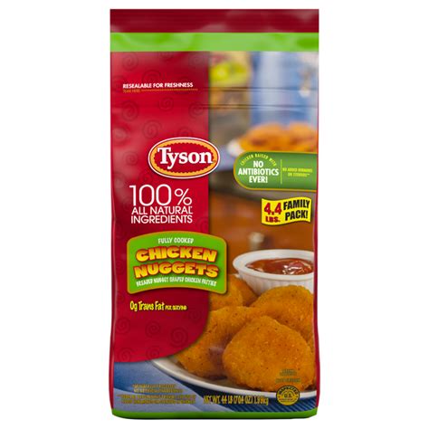 Save on Tyson Chicken Nuggets Family Pack Fully-Cooked All Natural ...