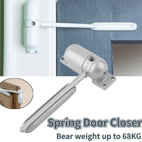 10 60kg Zinc Alloy Surface Mounted Spring Door Closer Automatic Door