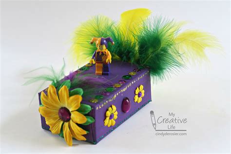 Mardi Gras Mini Float | Fun Family Crafts