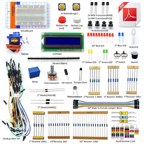 Adeept Kit De Iniciaci N El Ctrico Para Arduino Uno R Mega