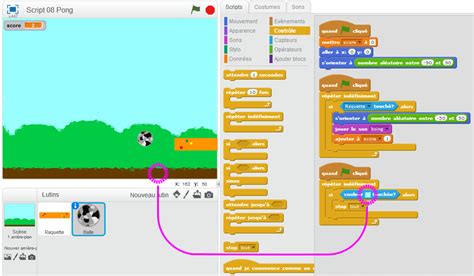 Scratch Faire Un Pong Codev Les Compagnons Du Dev