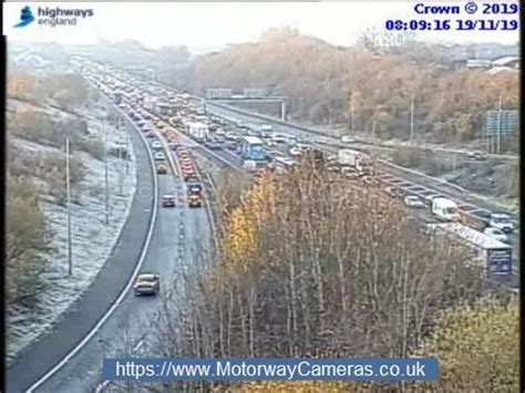 M61 Traffic Live Crash Near Chorley Causes Major Delays Lancslive