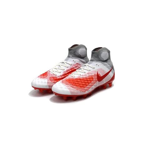 2017 Scarpe Da Calcio Nike Magista Obra II Fg Bianco Rosso