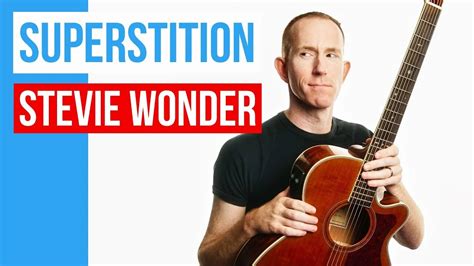 Superstition ★ Stevie Wonder ★ Guitar Lesson Acoustic Tutorial [with PDF]