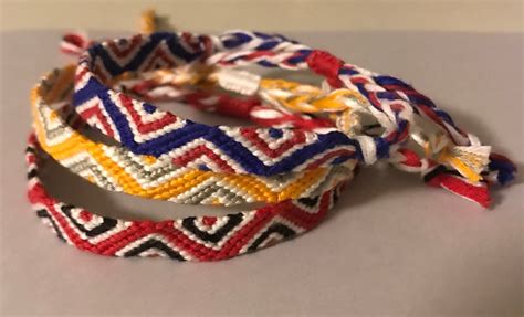 Handmade Zig Zag Friendship Bracelet Etsy