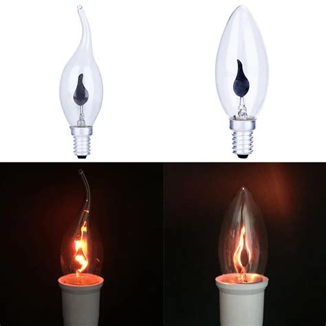 Led Edison Bulb E E W Flame Fire Lighting Vintage Flickering