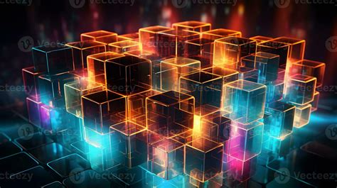 Abstract geometric background. AI generated. 25937153 Stock Photo at ...