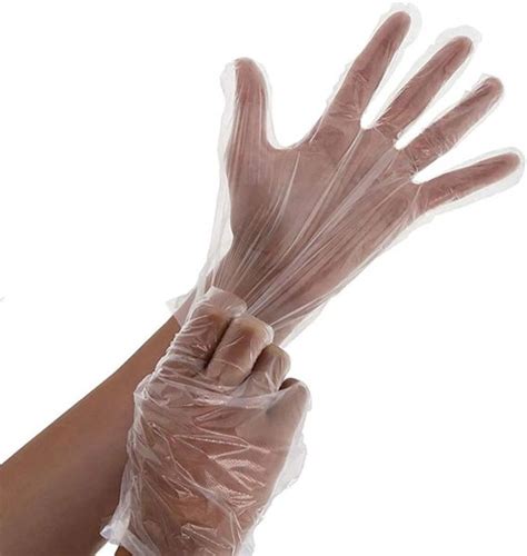 Dropship Disposable Polyethylene Gloves X Large Pack Of Clear