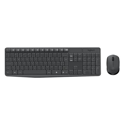 Teclado E Mouse Logitech MK235 Sem Fio ABNT2 Gebecom Tecnologia