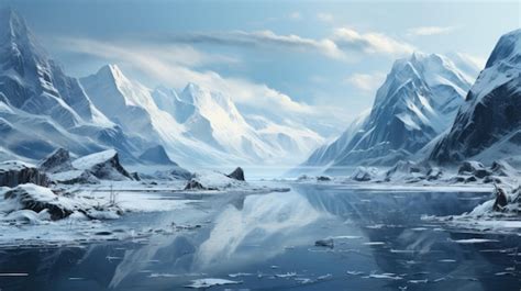 Premium AI Image | Arctic landscape