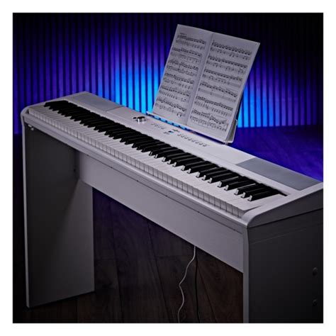 SDP 2 Stage Piano von Gear4music mit Komplettpaket Weiß Gear4music