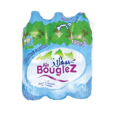 Eau Minérale Bouglez 1 5L x 6 Courses Net