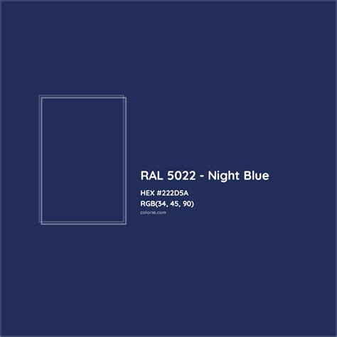 About RAL 5022 - Night Blue Color - Color codes, similar colors and ...