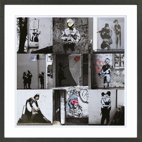 『バンクシー傑作選』 Banksy Collection 絵画 インテリア プレゼント 美術品 名画 贈り物 ギフト M 25 ベスト