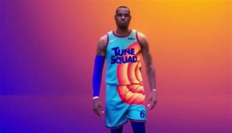 Lebron James Shows Off New Toon Squad Space Jam Sequel Uniform