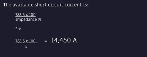 Prospective Short Circuit Currents Greenwood