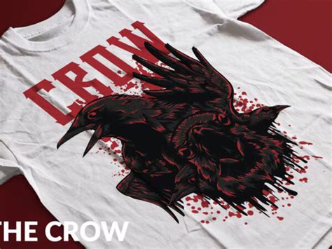 The Crow Premium T Shirt Design Buy T Shirt Designs