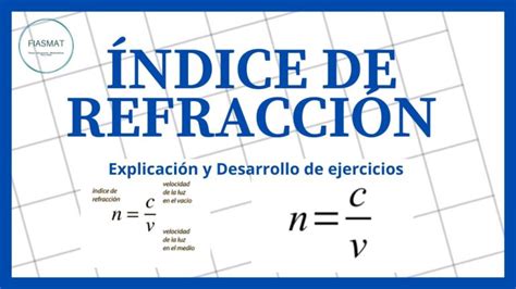 Indice De Refraccion De Mezclas Actualizado Agosto