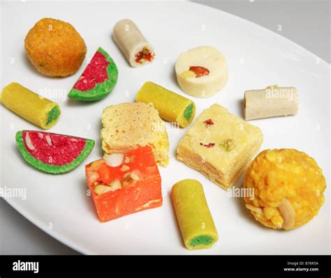 indian sweets traditional  res stock photography  images alamy