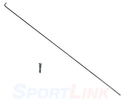 Купить Спица для велосипеда 185 мм + головка 14G серебристая , цена