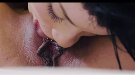 Breathtaking Dark Haired Lesbian Licks And Fingers Her GF PornID XXX