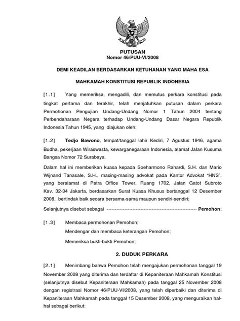 Contoh Surat Permohonan Pengujian Uu Ke Mk Koleksi Gambar