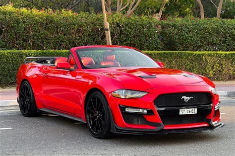 Rent A Ford Mustang Convertible In Dubai Luxury Car Rental