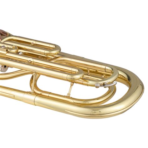 Glarry Brass B Flat Baritone Gold With Phosphor Copper Mouthpiece Tube