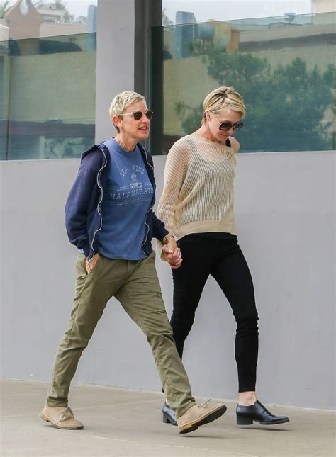 ELLEN DEGENERES and PORTIA DE ROSSI Out in West Hollywood 06/11/2016 ...