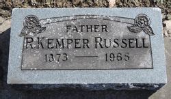 Richard Kemper Russell Homenaje De Find A Grave