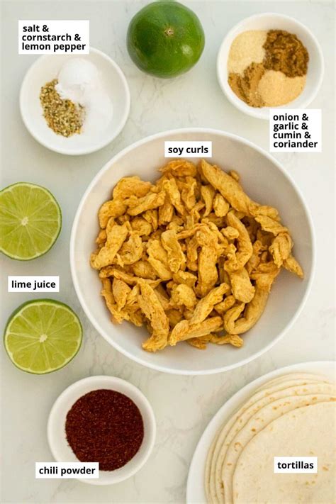 20 Minute Vegan Chicken Tacos Soy Curl Tacos