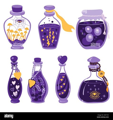 Halloween Witch Potion Stock Vector Image Art Alamy