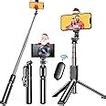 Blukar Selfie Stick 4 In 1 Extendable Bluetooth Selfie Stick Tripod