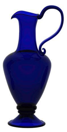 Pin By Cinda Justice On Shades Of Blue Blue Glass Jug Cobalt