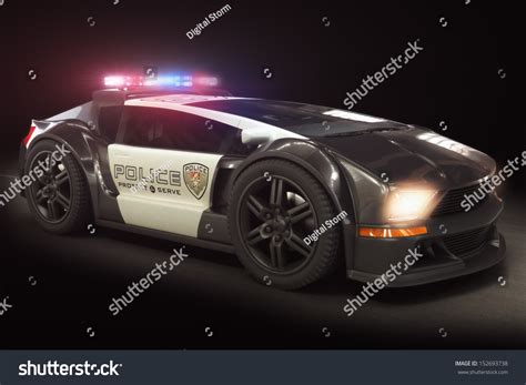 Futuristic Police Car