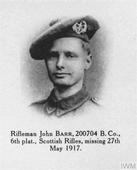 Rifleman John Barr Imperial War Museums