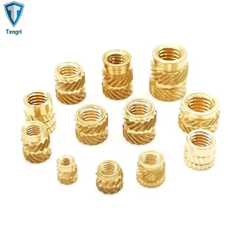 M M M M M M M Thread Knurled Nut Insert Nuts Brass Heat Inserts