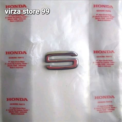 Jual Emblem Honda Scoopy Crhome Huruf S Original Ahm 2021 2022 2023