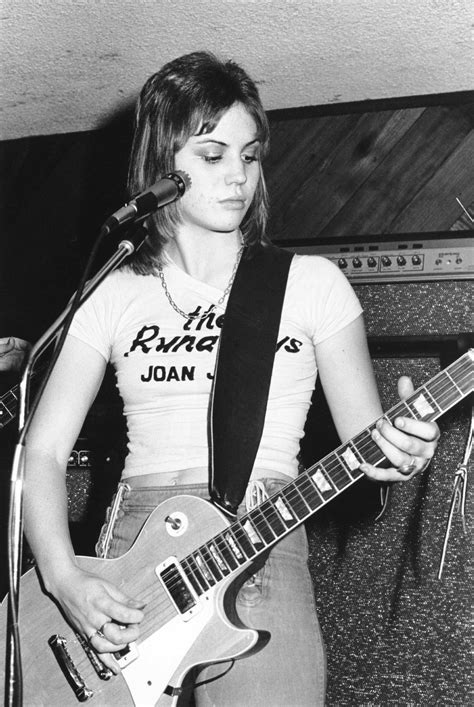 A Teenage Phenomenon In The Runaways The Guitarist Joan Jett Blazed A