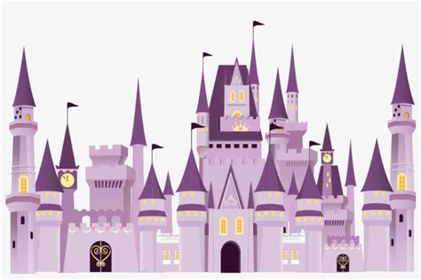 Disney Castle Cartoon - Cartoon Walt Disney Castle Transparent PNG ...