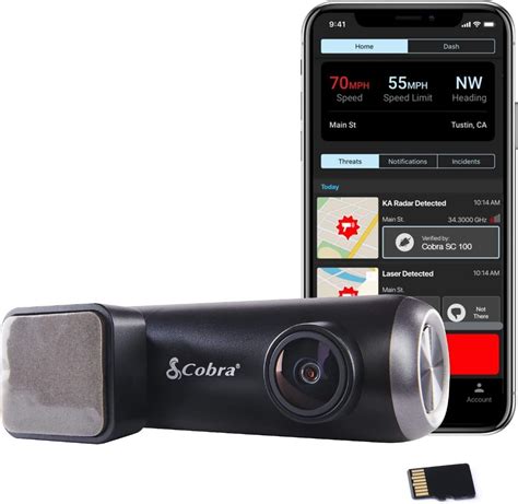 Amazon Cobra Smart Dash Cam SC 100 Resolución Full HD 1080P