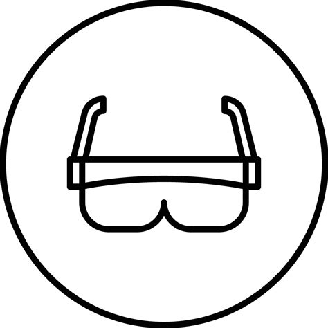 Safety Glasses Vector Icon 37071560 Vector Art At Vecteezy